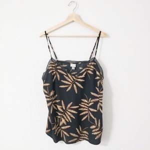 A New Day Black Tropical Camisole